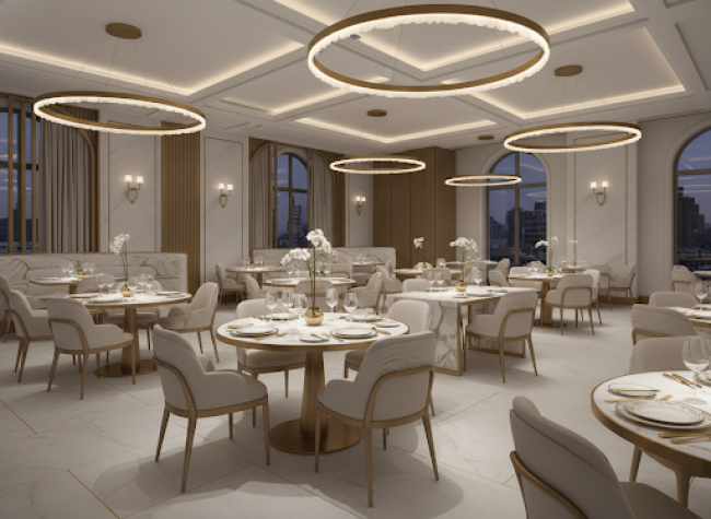 Luxury hotel interior